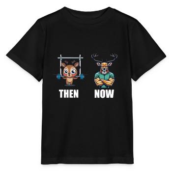 Fitness - Stanley/Stella MINI CREATOR Kids’ T-Shirt - black - Front - Mikhail (115cm)