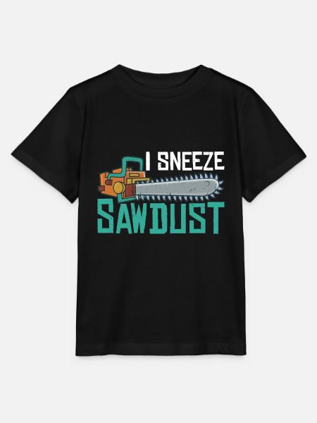 I Sneeze Sawdust 2 - Stanley/Stella Kinder T-Shirt MINI CREATOR - Schwarz