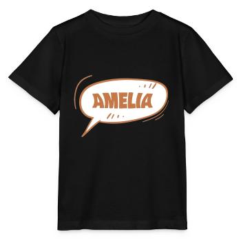Amelia Amelia - Stanley/Stella Kinder T-Shirt MINI CREATOR  - Schwarz - Vorne - Mikhail (115cm)