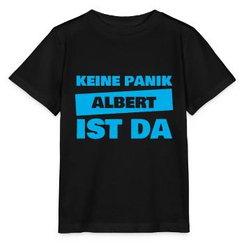 Prénom Albert - T-shirt bio MINI CREATOR Stanley/Stella Enfant - noir - Devant - Mikhail (115cm)