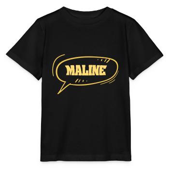 Maline comme prénom - T-shirt bio MINI CREATOR Stanley/Stella Enfant - noir - Devant - Mikhail (115cm)
