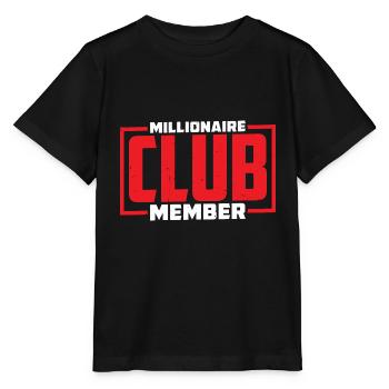 Millionaire Club Member 36 - Stanley/Stella Kinder T-Shirt MINI CREATOR  - Schwarz - Vorne - Mikhail (115cm)