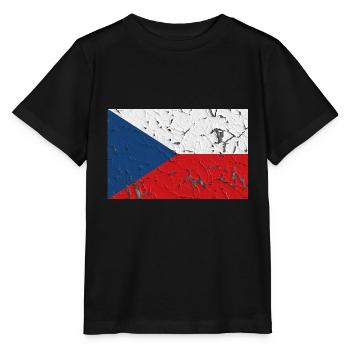 Tschechien - Stanley/Stella Kinder T-Shirt MINI CREATOR  - Schwarz - Vorne - Mikhail (115cm)