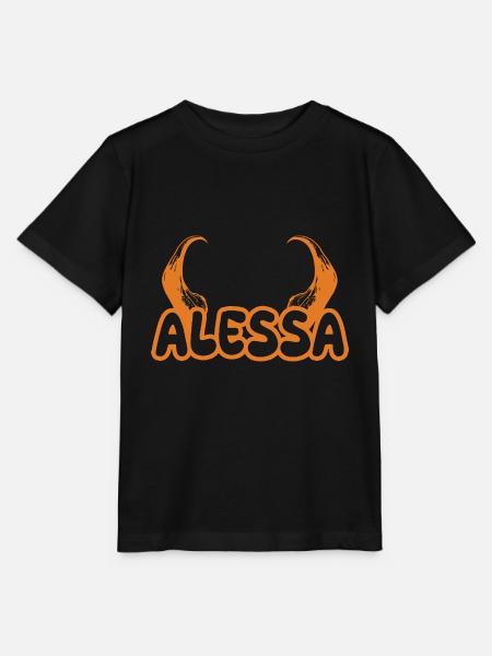 Alessa Alessa - Stanley/Stella Kinder T-Shirt MINI CREATOR  - Schwarz
