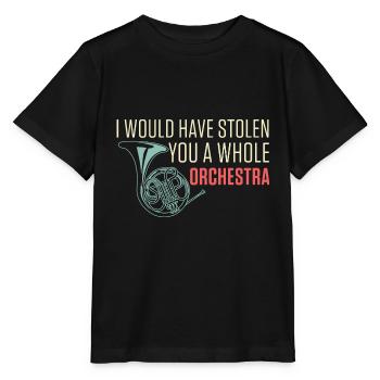 Ganzes Orchester Maestro Gift - Stanley/Stella Kinder T-Shirt MINI CREATOR  - Schwarz - Vorne - Mikhail (115cm)