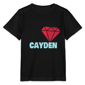 Cayden als Edel - Stanley/Stella Kinder T-Shirt MINI CREATOR  - Schwarz - Vorne - Mikhail (115cm)