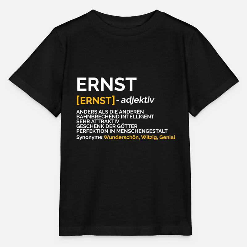 Ernst - Stanley/Stella Kinder T-Shirt MINI CREATOR  - Schwarz