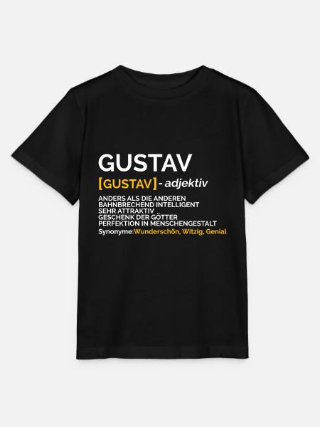 Gustav - Stanley/Stella Kinder T-Shirt MINI CREATOR  - Schwarz