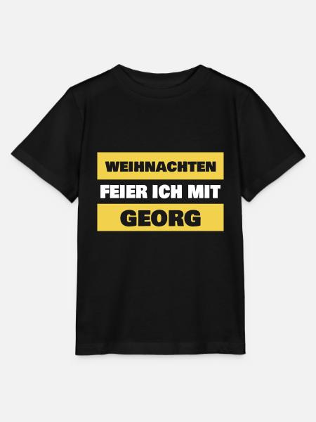 Geschenk für Georg - Stanley/Stella Kinder T-Shirt MINI CREATOR - Schwarz