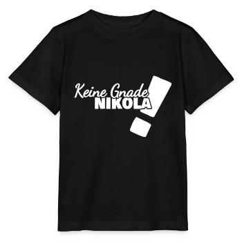Cadeau pour Nikola - T-shirt bio MINI CREATOR Stanley/Stella Enfant - noir - Devant - Mikhail (115cm)