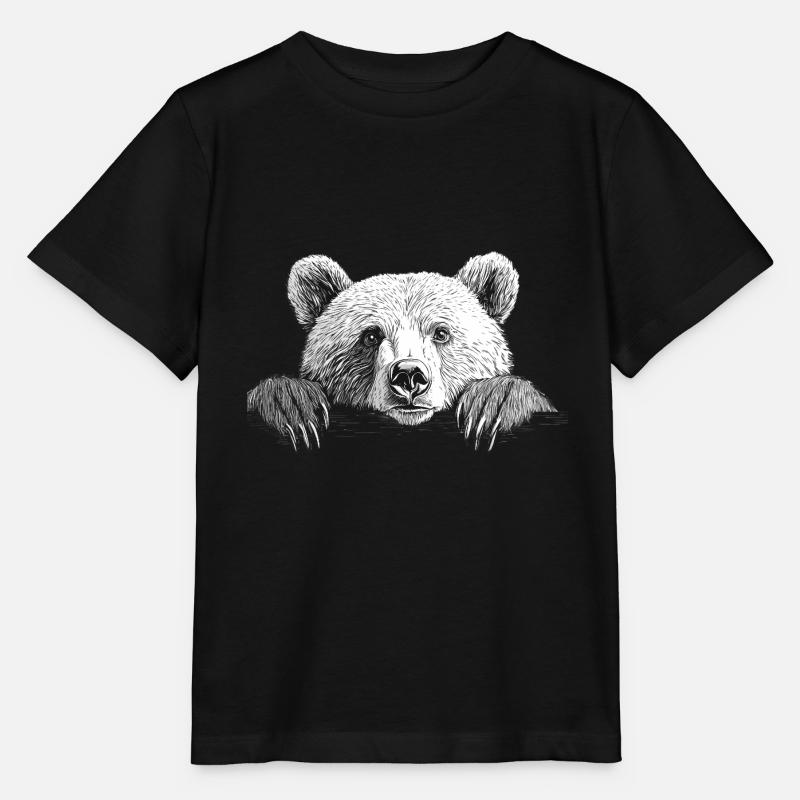 Eisbär - Stanley/Stella Kinder T-Shirt MINI CREATOR  - Schwarz