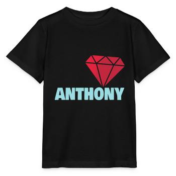 Anthony als Edel - Stanley/Stella Kinder T-Shirt MINI CREATOR  - Schwarz - Vorne - Mikhail (115cm)