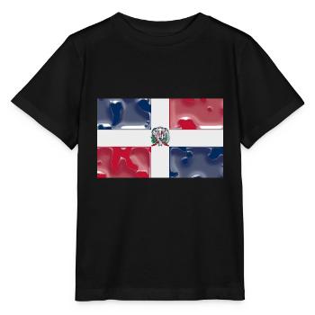 DomRep DominikanischeRepublik - Stanley/Stella Kinder T-Shirt MINI CREATOR  - Schwarz - Vorne - Mikhail (115cm)