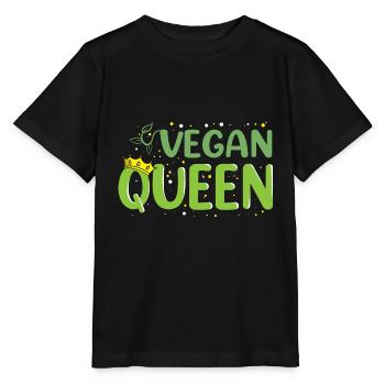 Veganism Vegetable Veggies - Stanley/Stella MINI CREATOR Kids’ T-Shirt - black - Front - Mikhail (115cm)