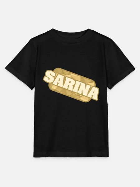 Natur Sarina - Stanley/Stella Kinder T-Shirt MINI CREATOR - Schwarz