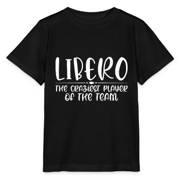 Libero, le joueur le plus fou de l’équipe 4 - T-shirt bio MINI CREATOR Stanley/Stella Enfant - noir - Devant - Mikhail (115cm)