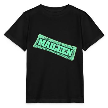 Nom: Maileen - T-shirt bio MINI CREATOR Stanley/Stella Enfant - noir - Devant - Mikhail (115cm)