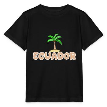 Équateur - T-shirt bio MINI CREATOR Stanley/Stella Enfant - noir - Devant - Mikhail (115cm)