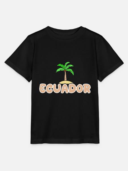 Ecuador - Stanley/Stella Kinder T-Shirt MINI CREATOR - Schwarz