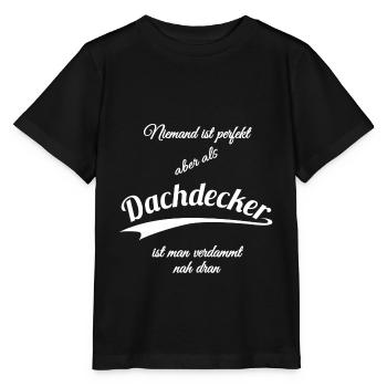 Dachdecker - Stanley/Stella Kinder T-Shirt MINI CREATOR  - Schwarz - Vorne - Mikhail (115cm)