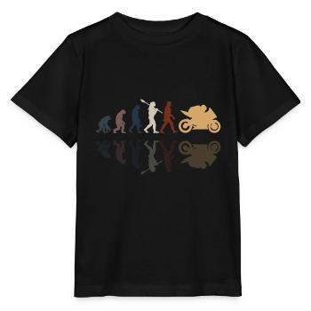 Motorcycle Evolution Vintage Shadow Biker - Stanley/Stella Kinder T-Shirt MINI CREATOR  - Schwarz - Vorne - Mikhail (115cm)