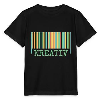 Barcode Creative Créativité - T-shirt bio MINI CREATOR Stanley/Stella Enfant - noir - Devant - Mikhail (115cm)