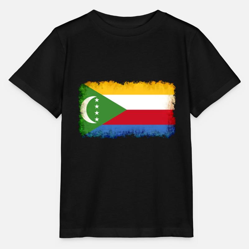 Cadeau pour les Comores - T-shirt bio MINI CREATOR Stanley/Stella Enfant - noir