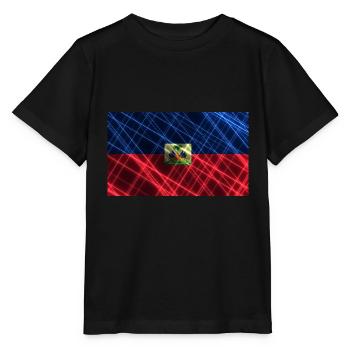 Land Haiti - Stanley/Stella Kinder T-Shirt MINI CREATOR  - Schwarz - Vorne - Mikhail (115cm)