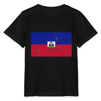 Vorname Haiti - Stanley/Stella Kinder T-Shirt MINI CREATOR  - Schwarz - Vorne - Mikhail (115cm)