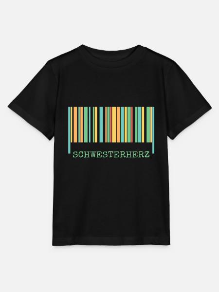 schwesterherz schwesterherz - Stanley/Stella Kinder T-Shirt MINI CREATOR  - Schwarz