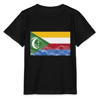 Komoren als Komoren - Stanley/Stella Kinder T-Shirt MINI CREATOR  - Schwarz - Vorne - Mikhail (115cm)