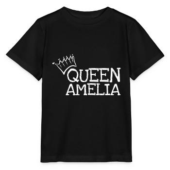 Amelia - Stanley/Stella Kinder T-Shirt MINI CREATOR  - Schwarz - Vorne - Mikhail (115cm)