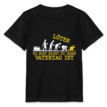Soudure : Vous n’êtes pas vous quand la journée des hommes - T-shirt bio MINI CREATOR Stanley/Stella Enfant - noir - Devant - Mikhail (115cm)