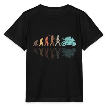 Motorcycle Evolution Vintage Shadow Biker - Stanley/Stella Kinder T-Shirt MINI CREATOR  - Schwarz - Vorne - Mikhail (115cm)