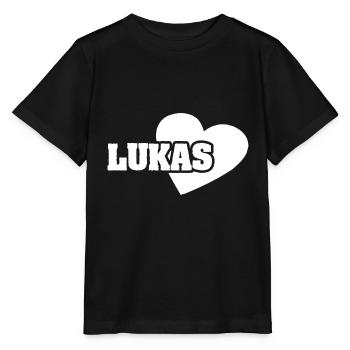 Liebe Lukas - Stanley/Stella Kinder T-Shirt MINI CREATOR  - Schwarz - Vorne - Mikhail (115cm)