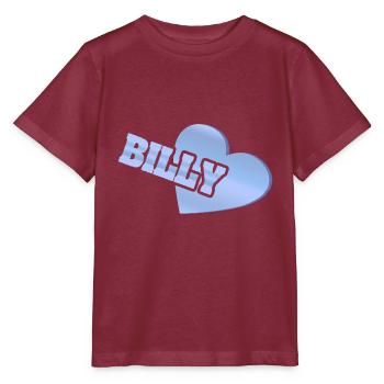 Cadeau pour Billy - T-shirt bio MINI CREATOR Stanley/Stella Enfant - bordeaux - Devant - Kain (125cm)