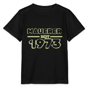 1973 1973 - T-shirt bio MINI CREATOR Stanley/Stella Enfant - noir - Devant - Mikhail (115cm)