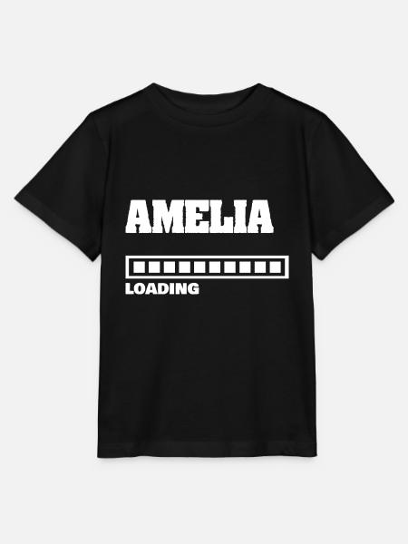 Amelia als Baby - Stanley/Stella Kinder T-Shirt MINI CREATOR - Schwarz
