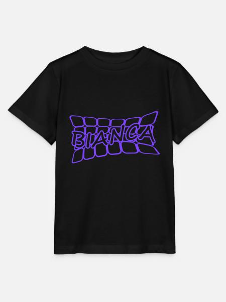 Geschenk für Bianca - Stanley/Stella Kinder T-Shirt MINI CREATOR  - Schwarz
