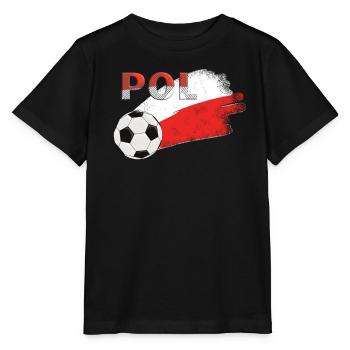 Fahne Polen - Stanley/Stella Kinder T-Shirt MINI CREATOR  - Schwarz - Vorne - Mikhail (115cm)