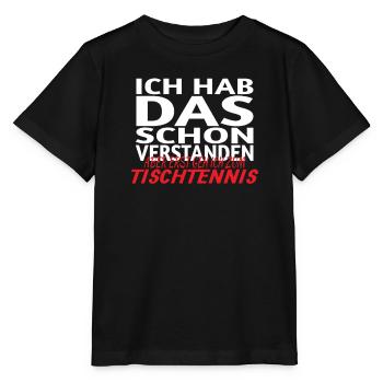 Tischtennis Zubehör Pingpong Motiv - Stanley/Stella Kinder T-Shirt MINI CREATOR  - Schwarz - Vorne - Mikhail (115cm)