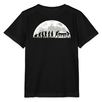 Tischtennis Zubehör Pingpong Motiv - Stanley/Stella Kinder T-Shirt MINI CREATOR  - Schwarz - Vorne - Mikhail (115cm)