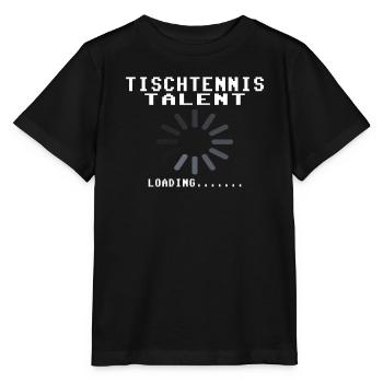 Tischtennis Zubehör Pingpong Motiv - Stanley/Stella Kinder T-Shirt MINI CREATOR  - Schwarz - Vorne - Mikhail (115cm)