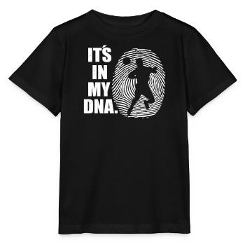 Fußballzubehör Geschenkidee Fußballfan - Stanley/Stella Kinder T-Shirt MINI CREATOR  - Schwarz - Vorne - Mikhail (115cm)