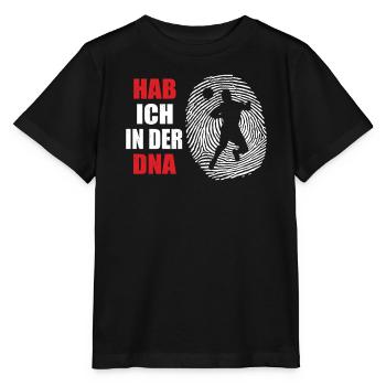 Fußballzubehör Geschenkidee Fußballfan - Stanley/Stella Kinder T-Shirt MINI CREATOR  - Schwarz - Vorne - Mikhail (115cm)