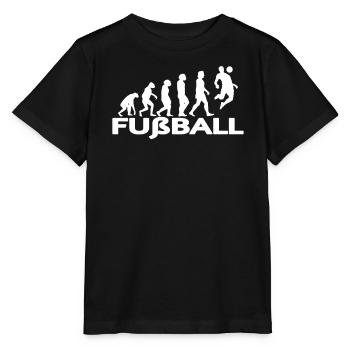 Fußballzubehör Geschenkidee Fußballfan - Stanley/Stella Kinder T-Shirt MINI CREATOR  - Schwarz - Vorne - Mikhail (115cm)