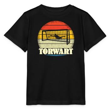 Fußballzubehör Geschenkidee Fußballfan - Stanley/Stella Kinder T-Shirt MINI CREATOR  - Schwarz - Vorne - Mikhail (115cm)