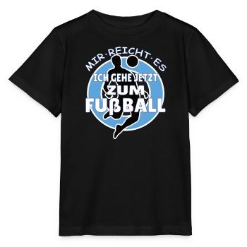 Fußballzubehör Geschenkidee Fußballfan - Stanley/Stella Kinder T-Shirt MINI CREATOR  - Schwarz - Vorne - Mikhail (115cm)