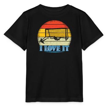 Fußballzubehör Geschenkidee Fußballfan - Stanley/Stella Kinder T-Shirt MINI CREATOR  - Schwarz - Vorne - Mikhail (115cm)