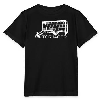 Fußballzubehör Geschenkidee Fußballfan - Stanley/Stella Kinder T-Shirt MINI CREATOR  - Schwarz - Vorne - Mikhail (115cm)